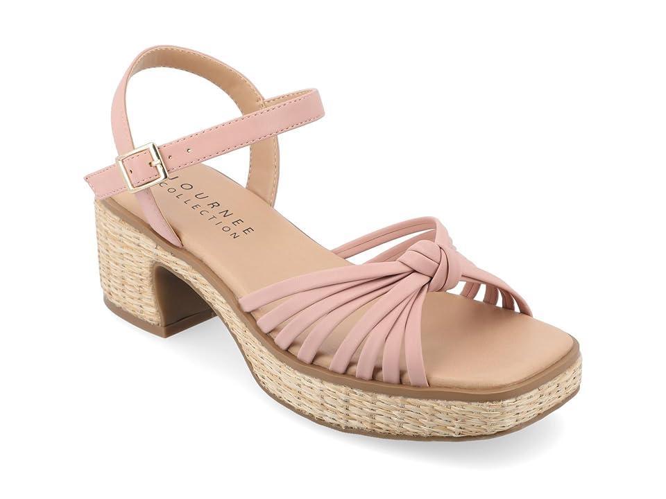 Journee Hally Women's Tru Comfort Foam™ Sandals, Size: 8.5, Off White Product Image