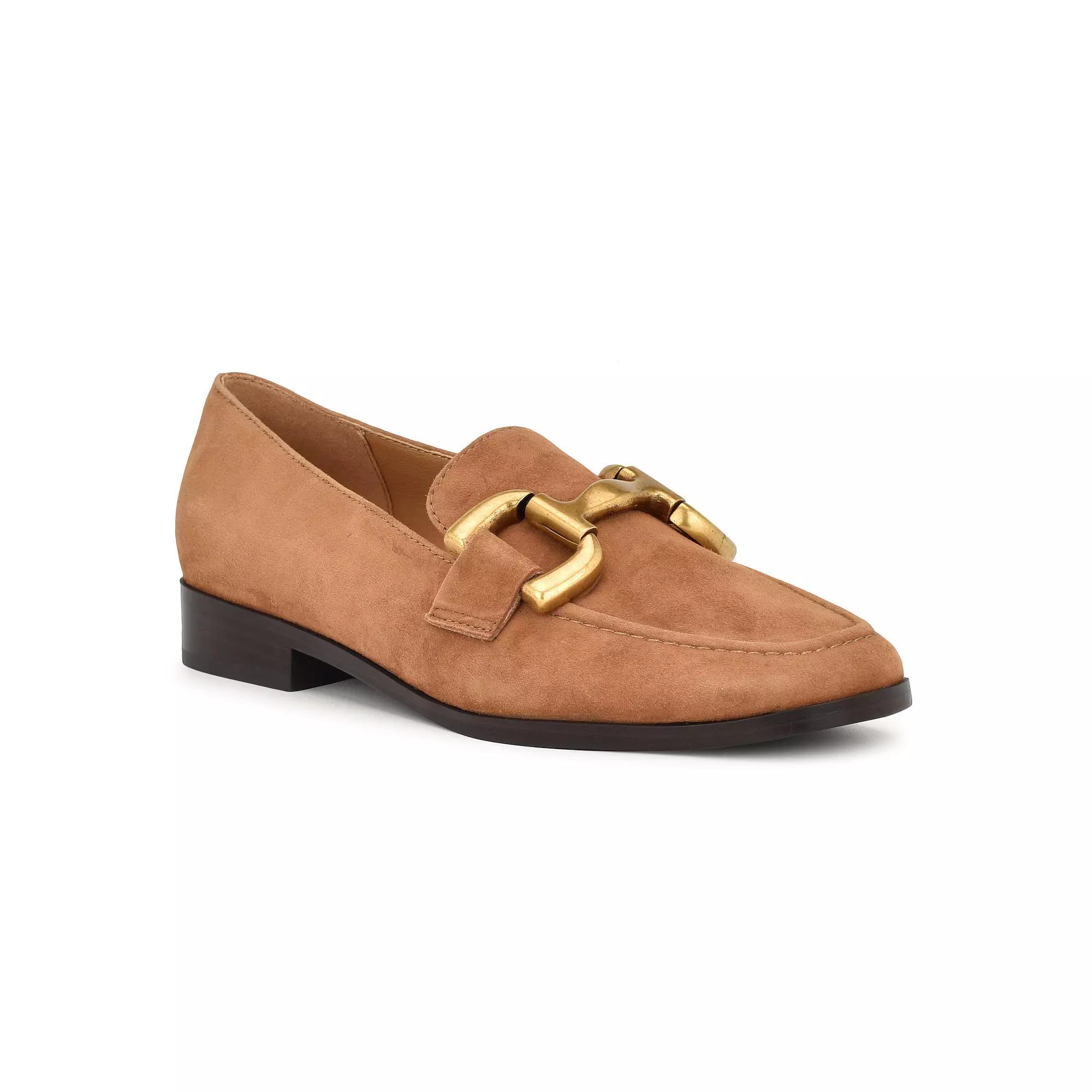 Nine West Lilma Women's Dress Loafers, Size: 12, Medium Natural Suede Product Image