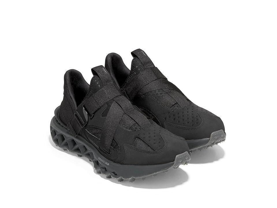 Cole Haan 5.Zerogrand Monk Strap Runner Black/Black) Men's Shoes Product Image