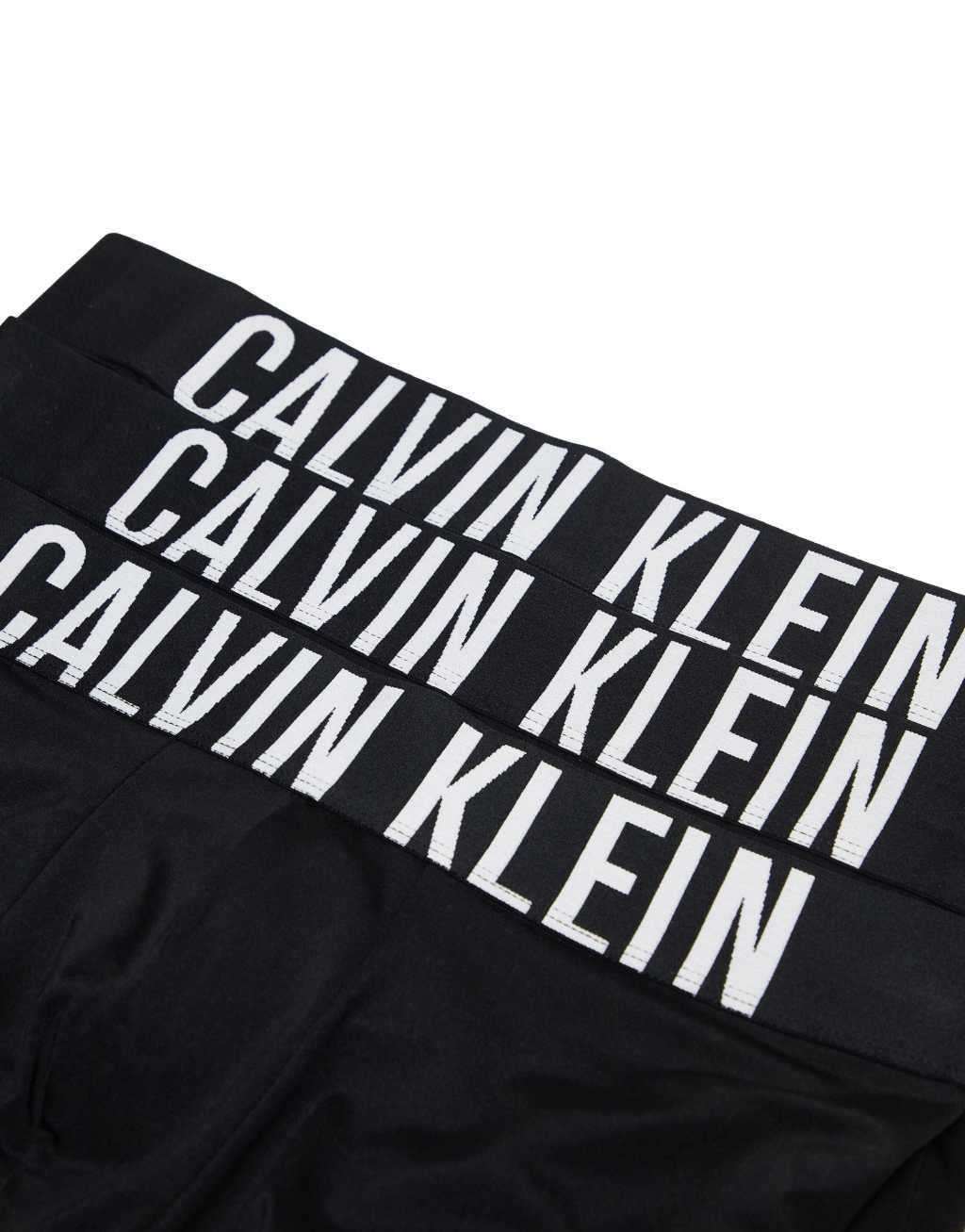 Calvin Klein intense power boxer briefs 3 pack in black Product Image