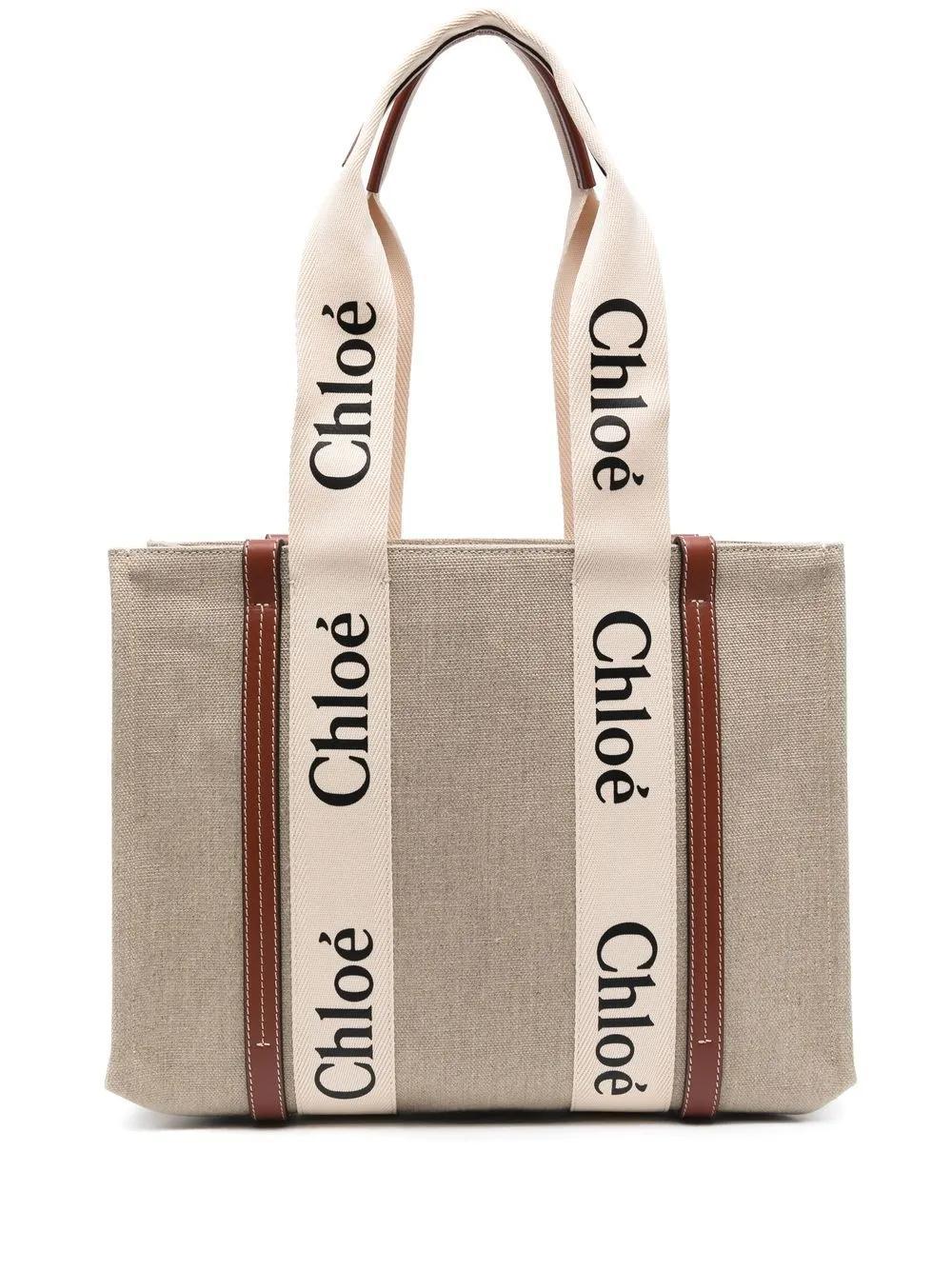 medium Woody logo tote bag Product Image
