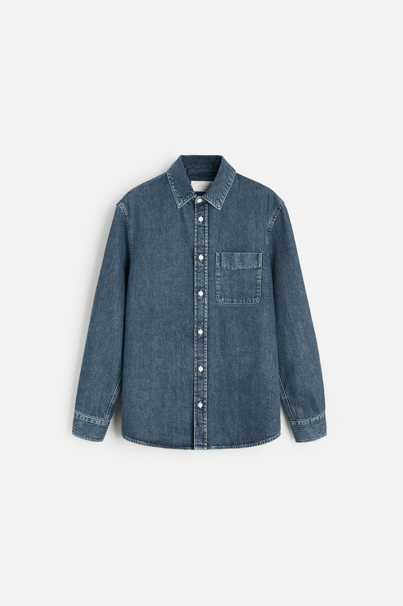 WASHED DENIM SHIRT Product Image