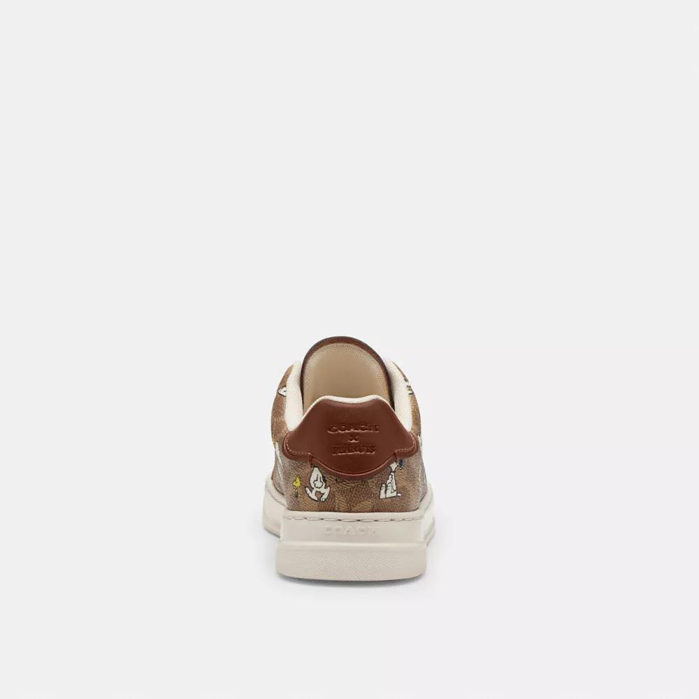 Coach X Peanuts High Line Sneaker In Signature Canvas With Snoopy Print Product Image