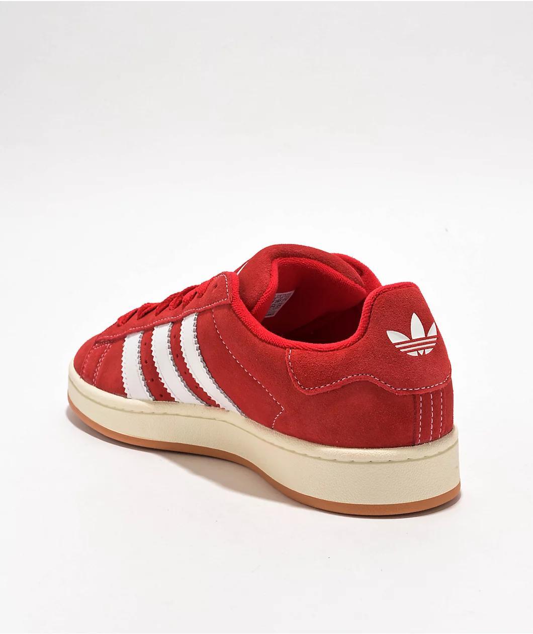 adidas Originals Campus 00s Better Scarlet & Cloud White Skate Shoes Product Image