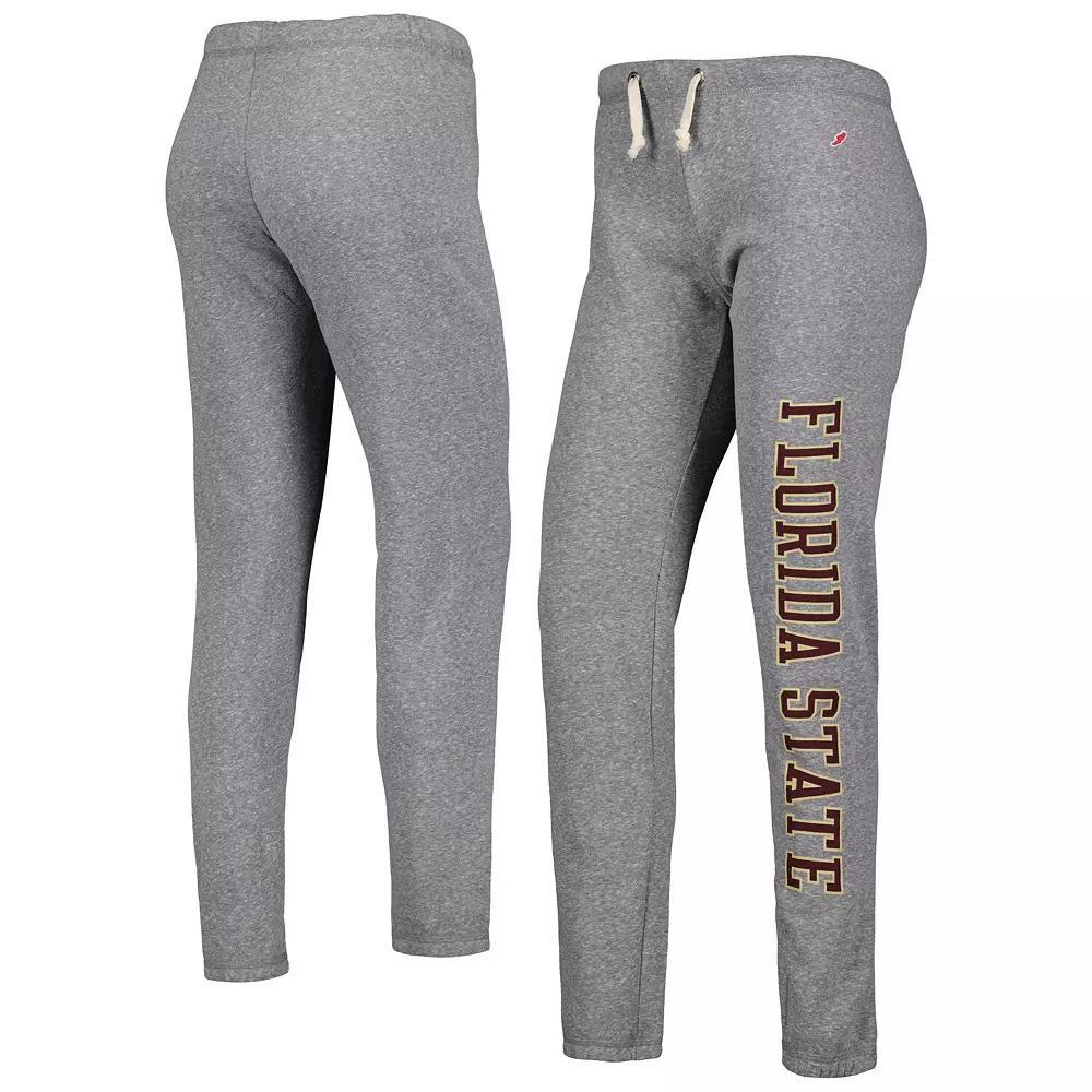 Women's League Collegiate Wear Heather Gray Florida State Seminoles Victory Springs Tri-Blend Jogger Pants, Size: Large, Grey Product Image