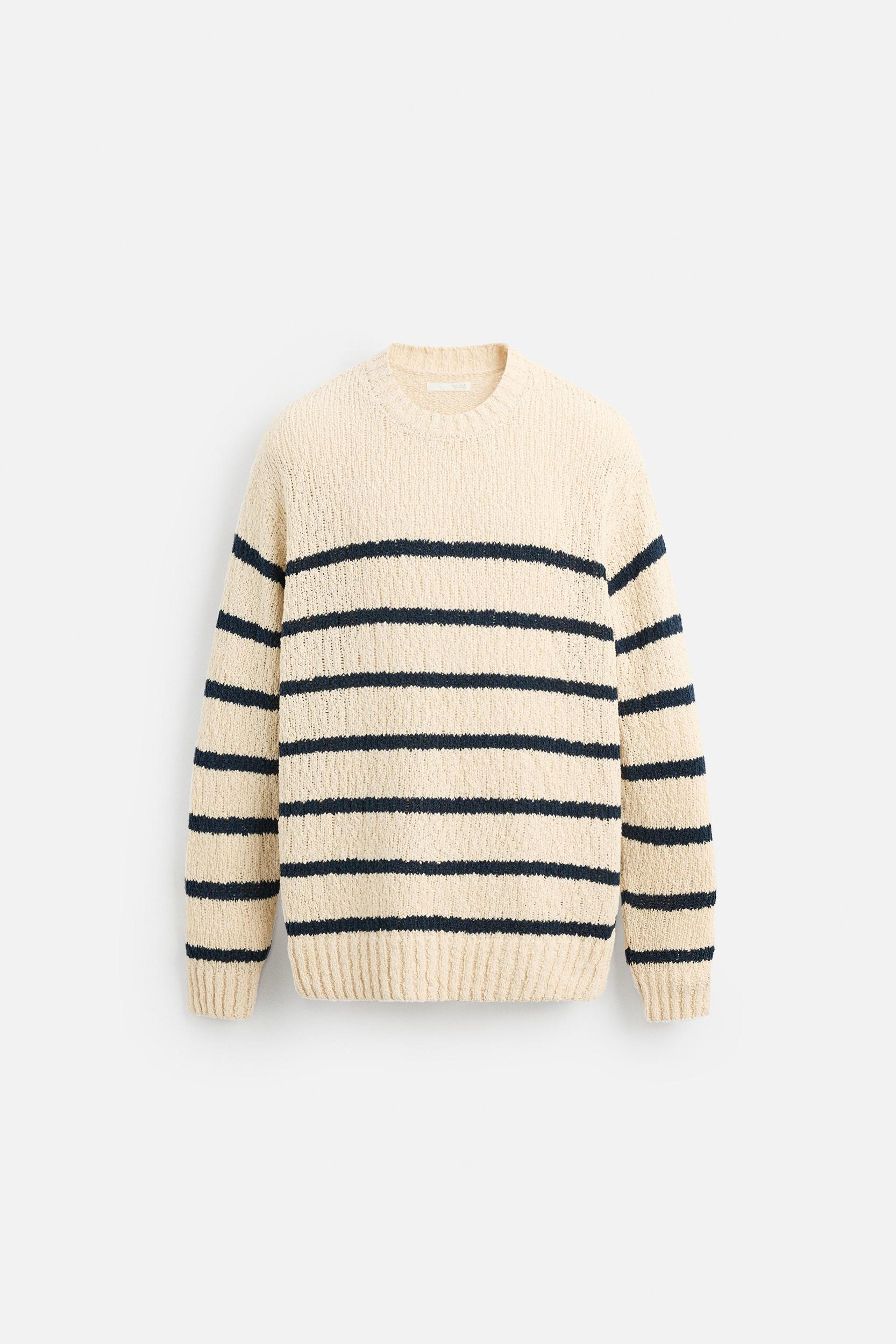 TEXTURED STRIPE SWEATER Product Image