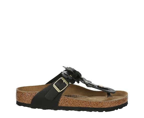 Birkenstock Womens Gizeh Flowers Footbed Sandal Product Image