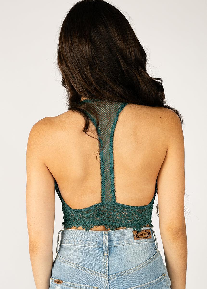 Myranda Bralette in Dark Teal Female Product Image