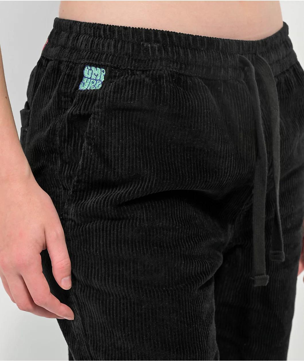 Empyre Jessie E-Waist Black Corduroy Skate Pants Product Image