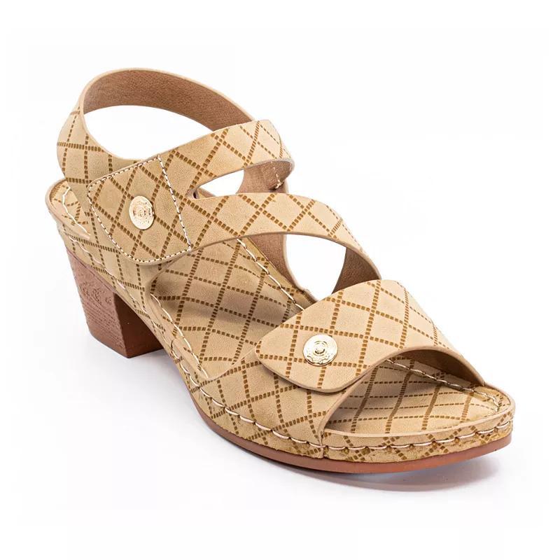 Henry Ferrera Cost Rica-2 Womens Sandals Brown Product Image