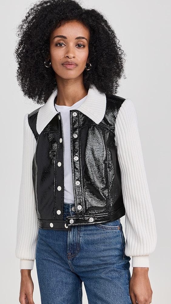 Cinq à Sept Knit Sleeve Ciara Jacket | Shopbop Product Image