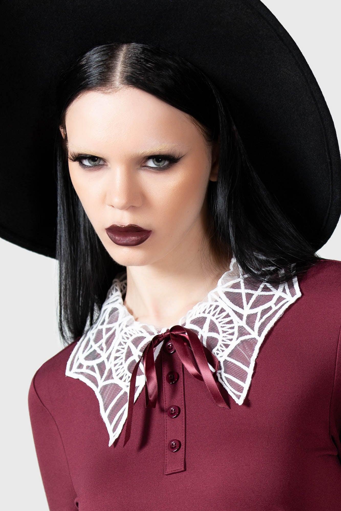 Charmed School Dress [CRIMSON] - Resurrect Female Product Image