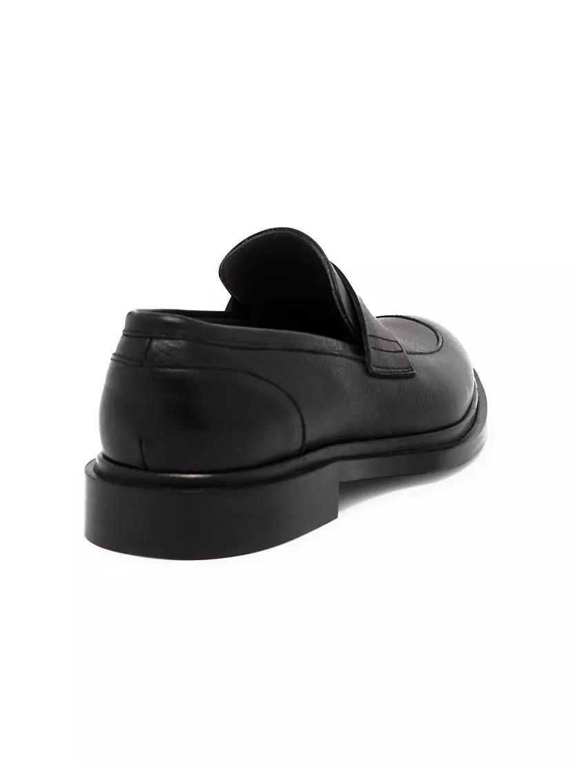 M. Shoe Leather Penny Loafers Product Image