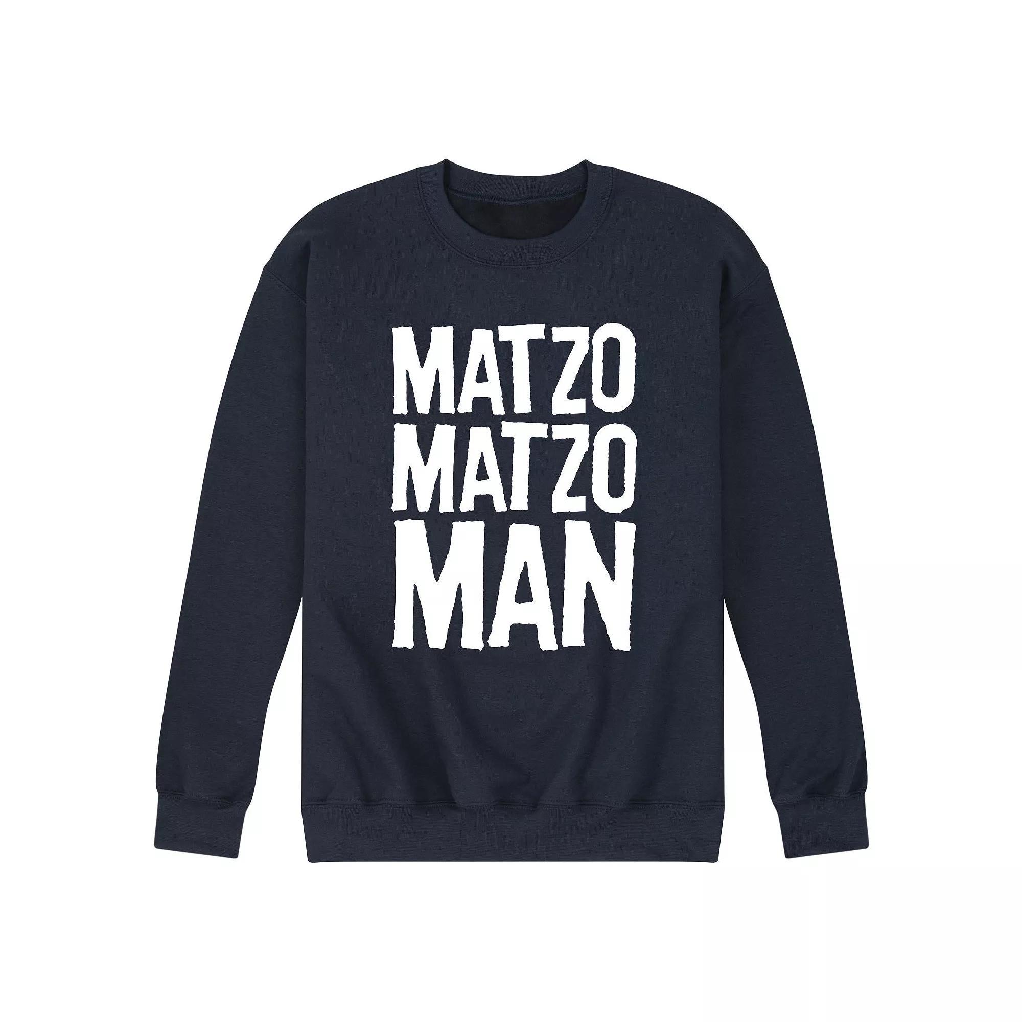 Mens Matzo Matzo Man Sweatshirt Blue Product Image