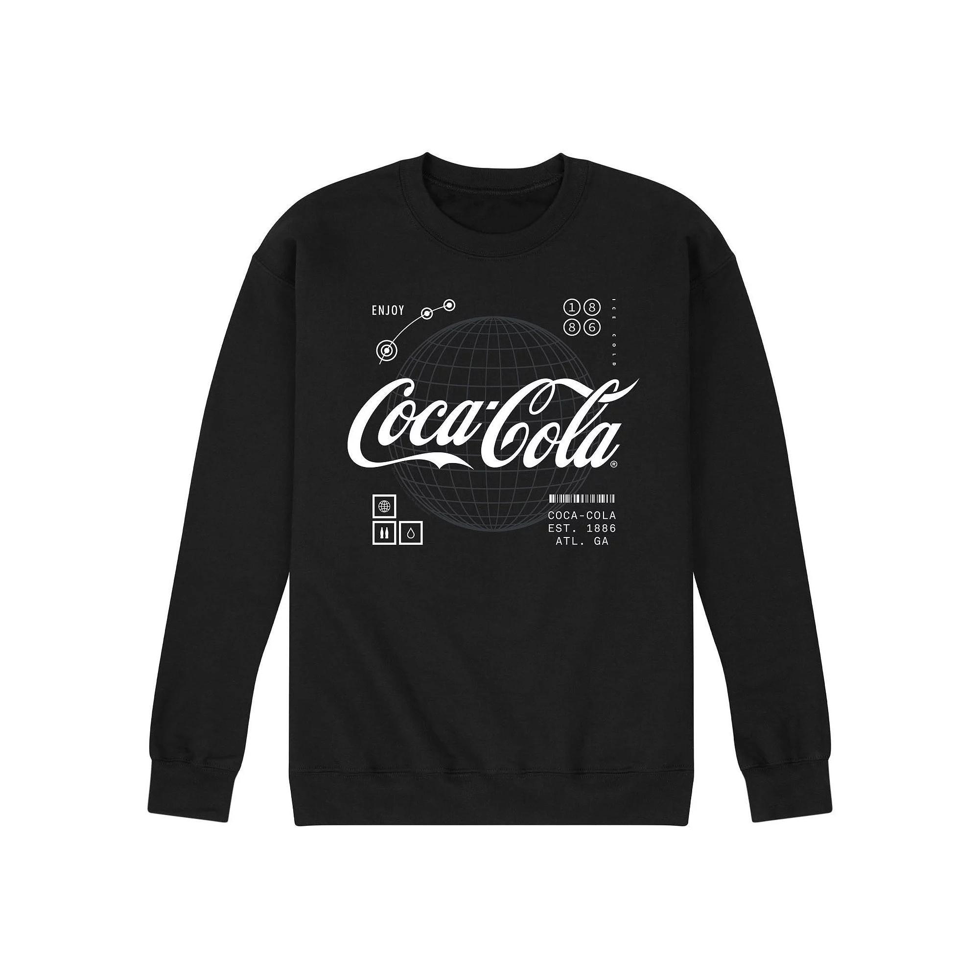 Mens CocaCola Logo Graphic Sweatshirt Product Image