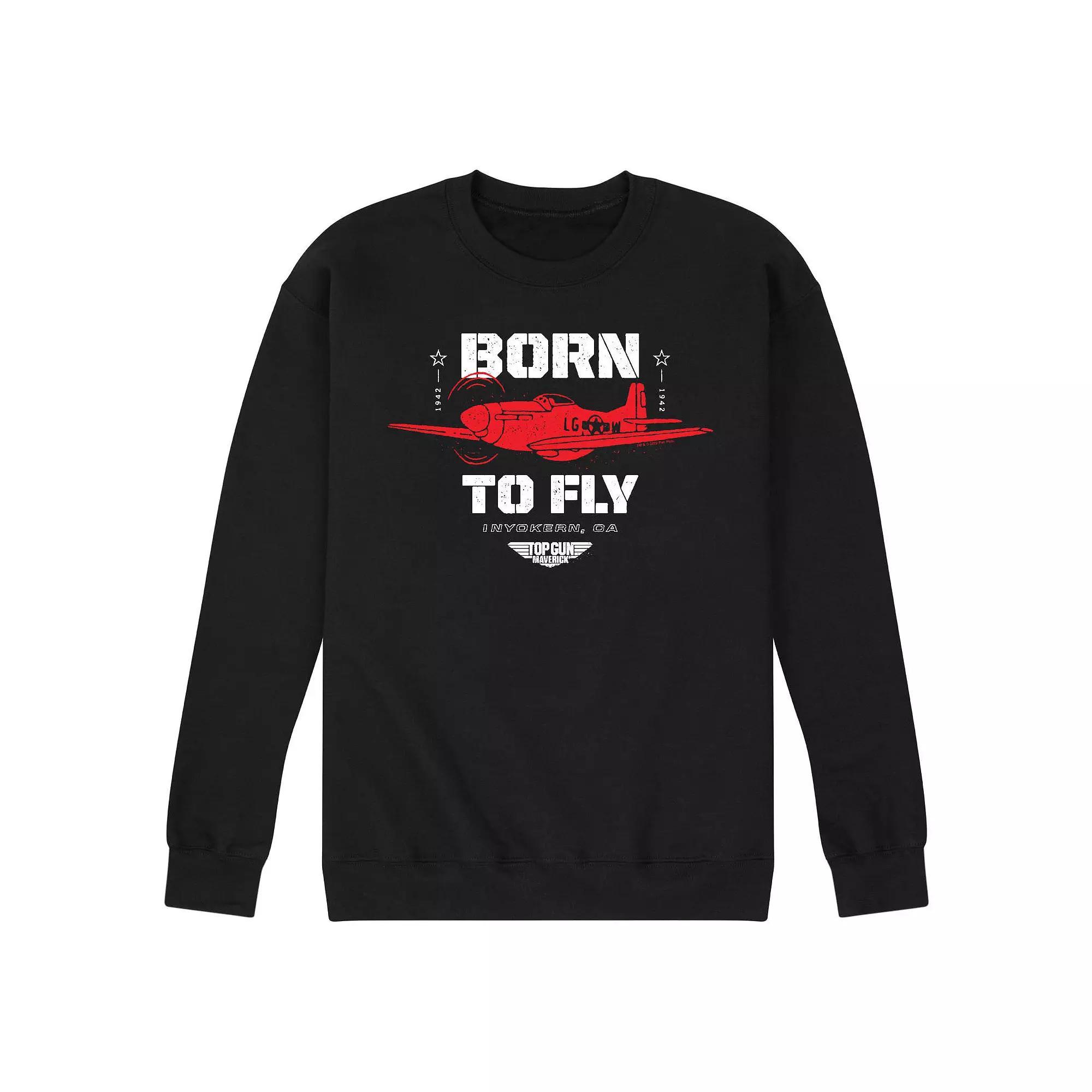 Men's Yellowstone Patterned Y Sweatshirt, Size: XL, Black Product Image