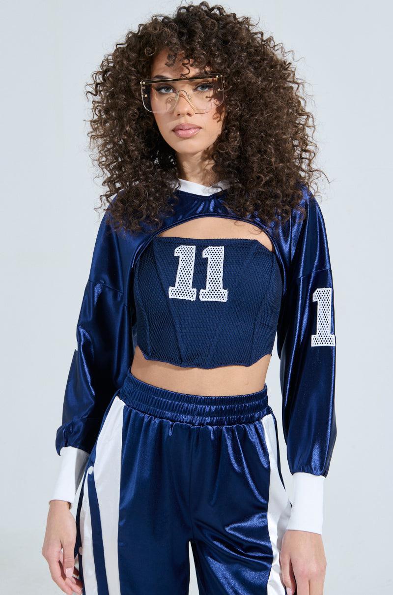 GAME TIME BOLERO SWEATSHIRT Product Image