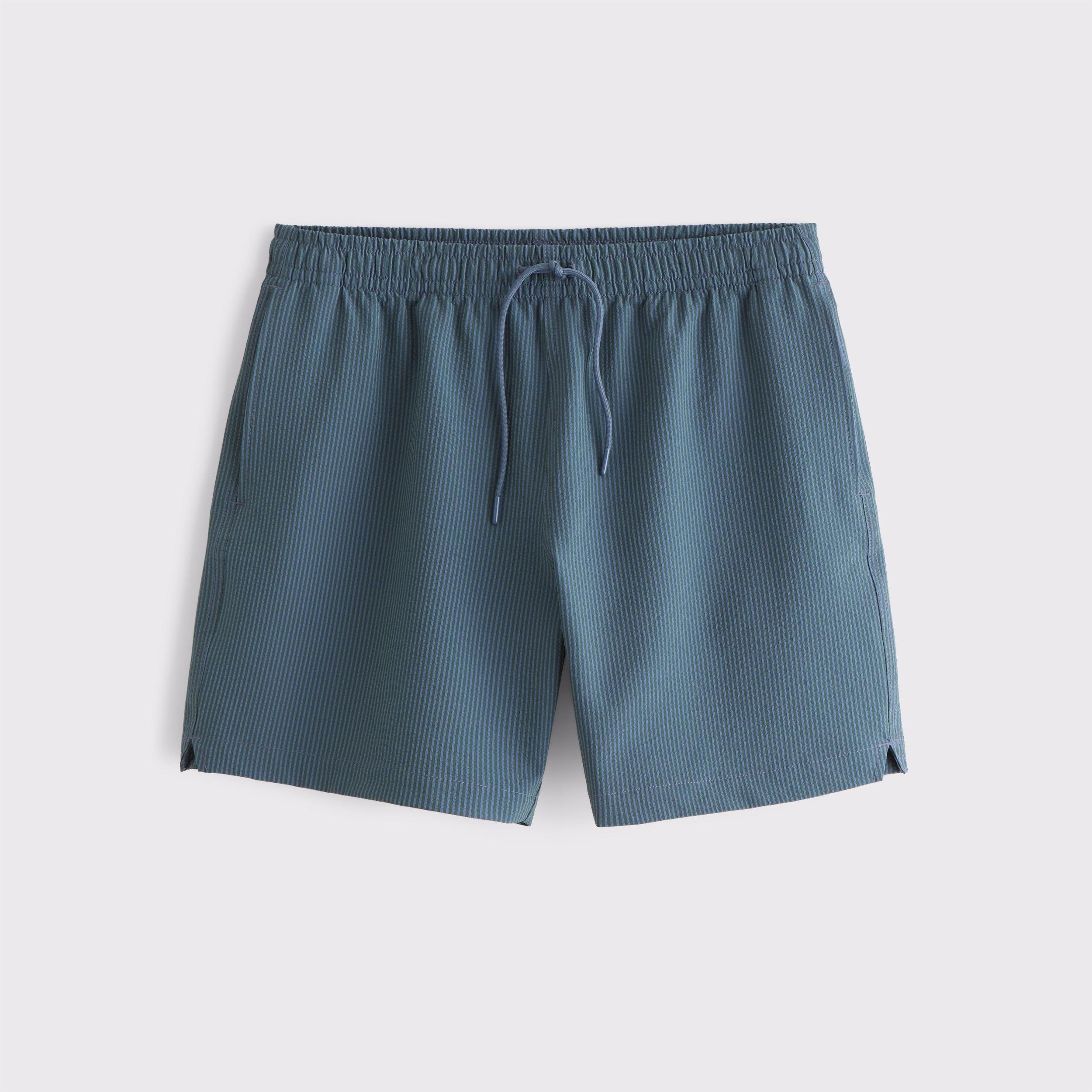 Pull-On Seersucker Swim Trunk Product Image