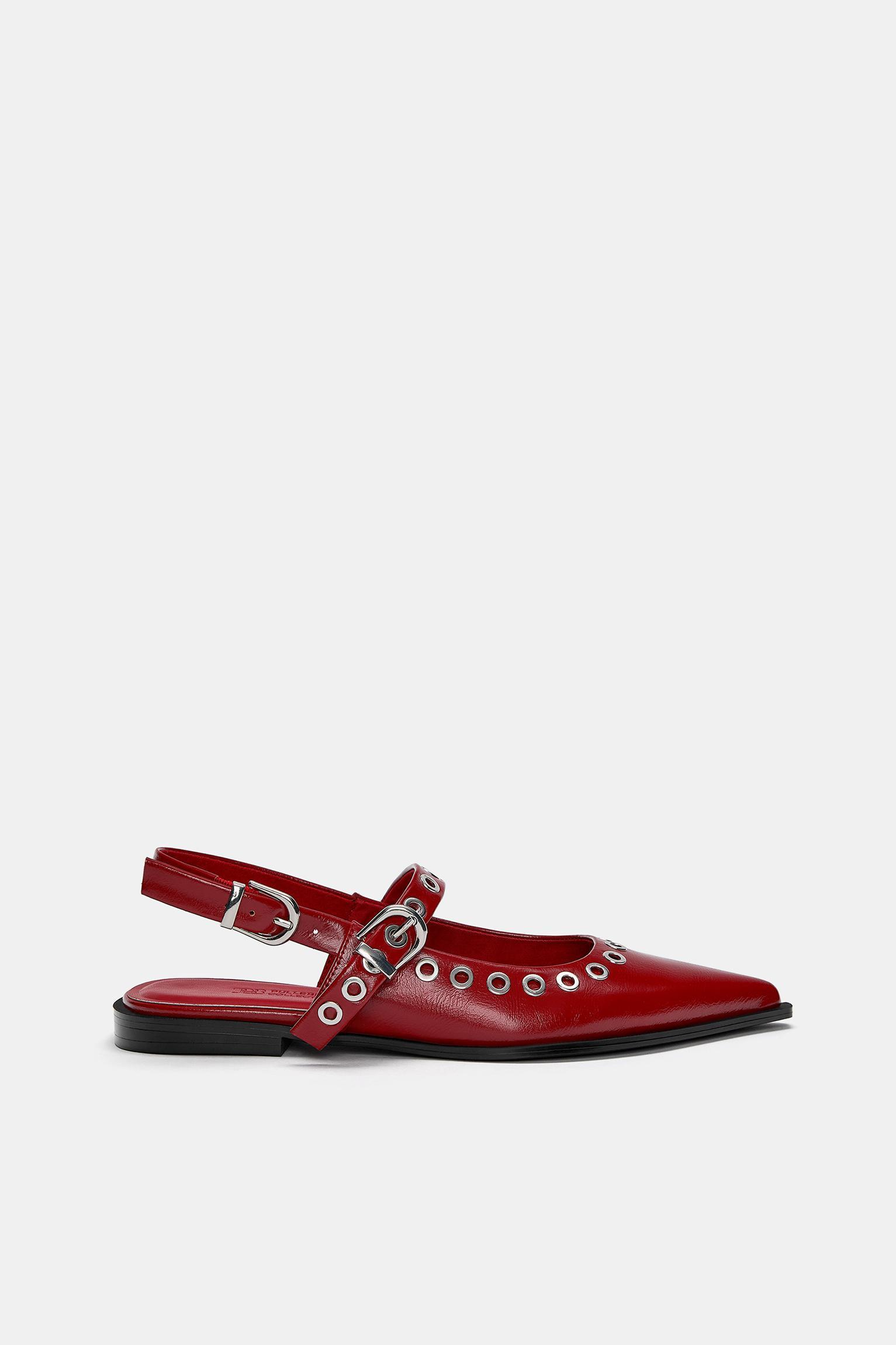 Studded slingback shoes Product Image