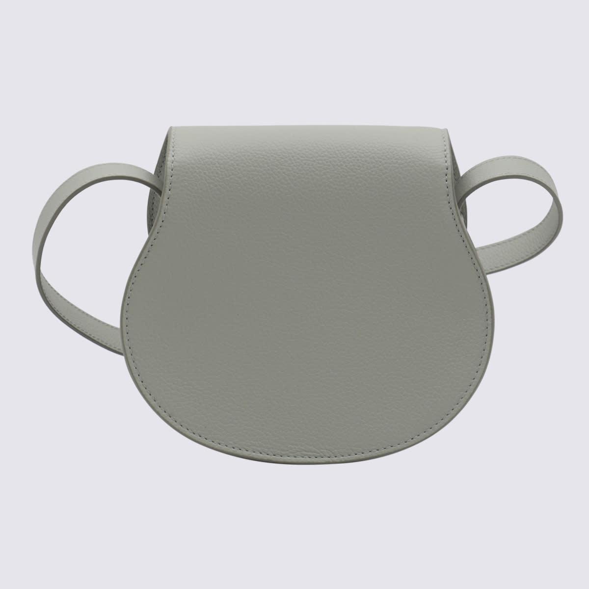 CHLOÉ Compact Leather Crossbody In Beige Product Image