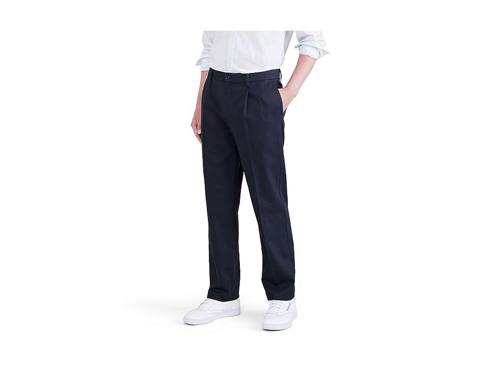 Mens Dockers Signature Iron Free Stain Defender Classic-Fit Khaki Pleated Pants Product Image