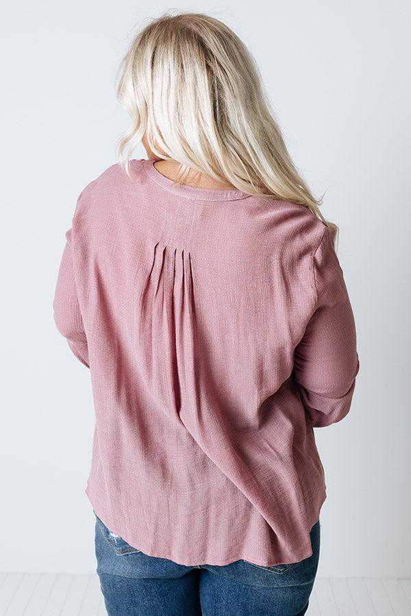 Santa Cruz Chic Shift Top In Blush Curves Product Image