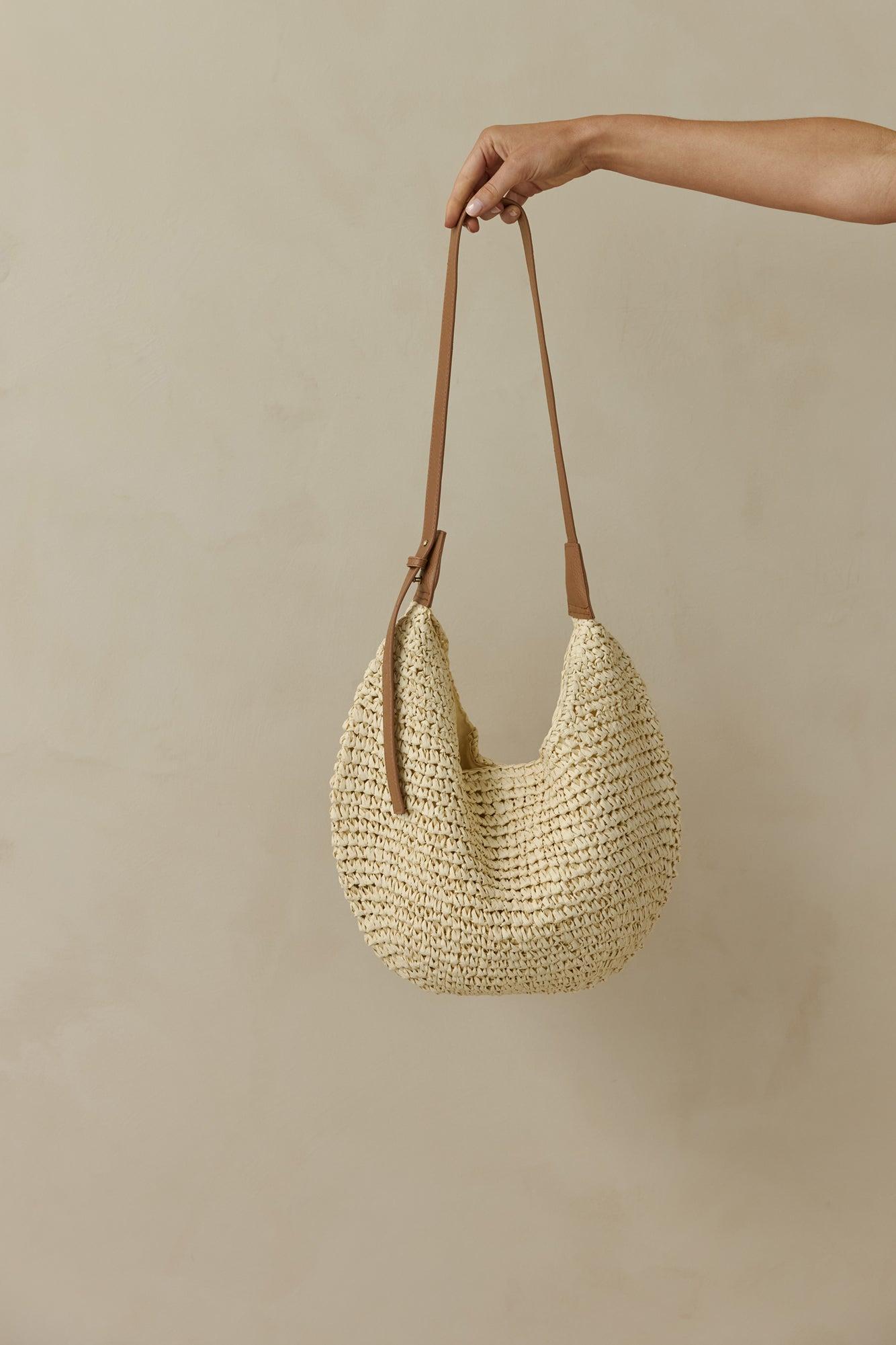 Mia Shoulder Bag Natural Rattan Product Image