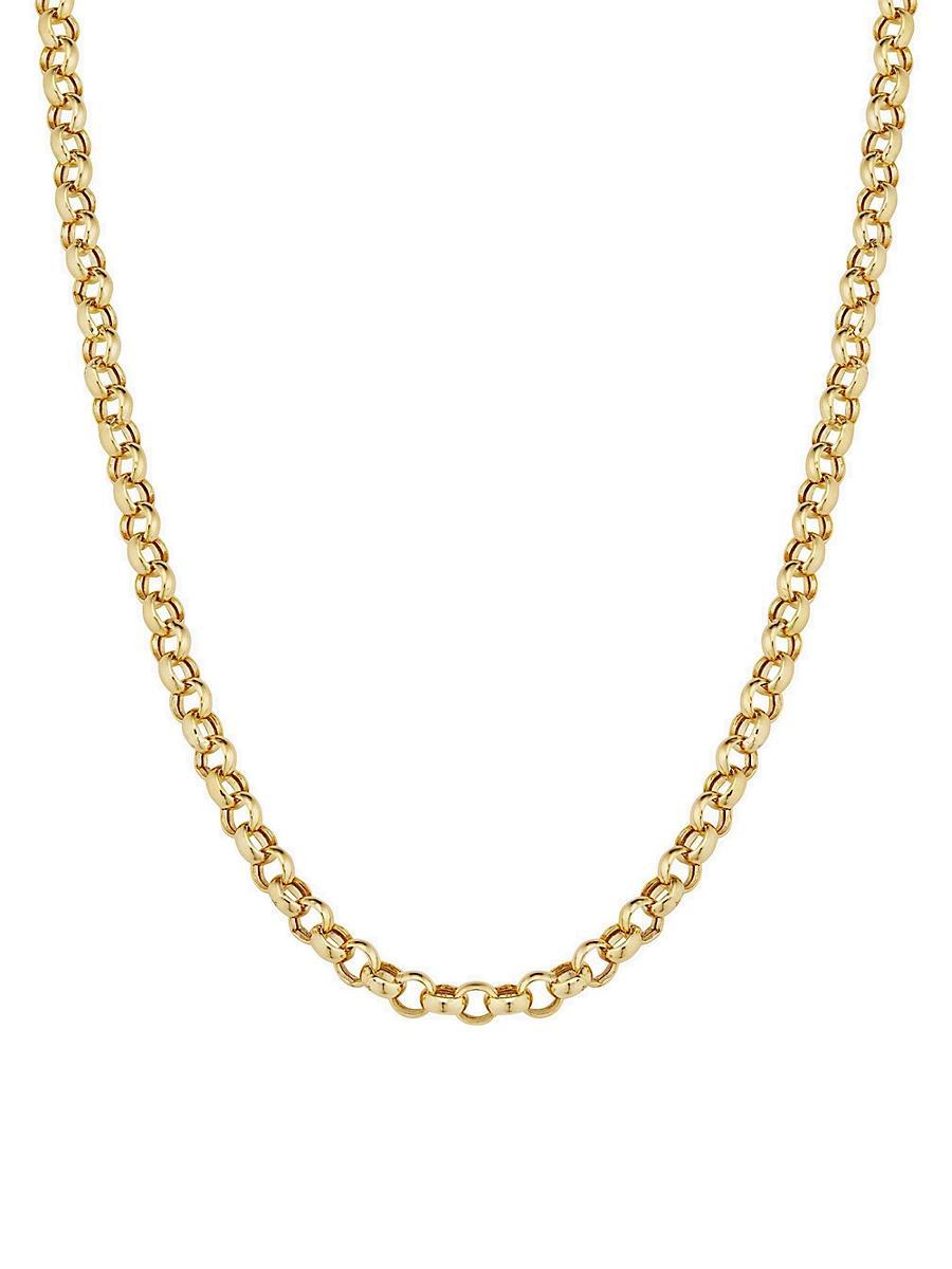 Womens 14K Yellow Gold Rimini Rolo Necklace Product Image