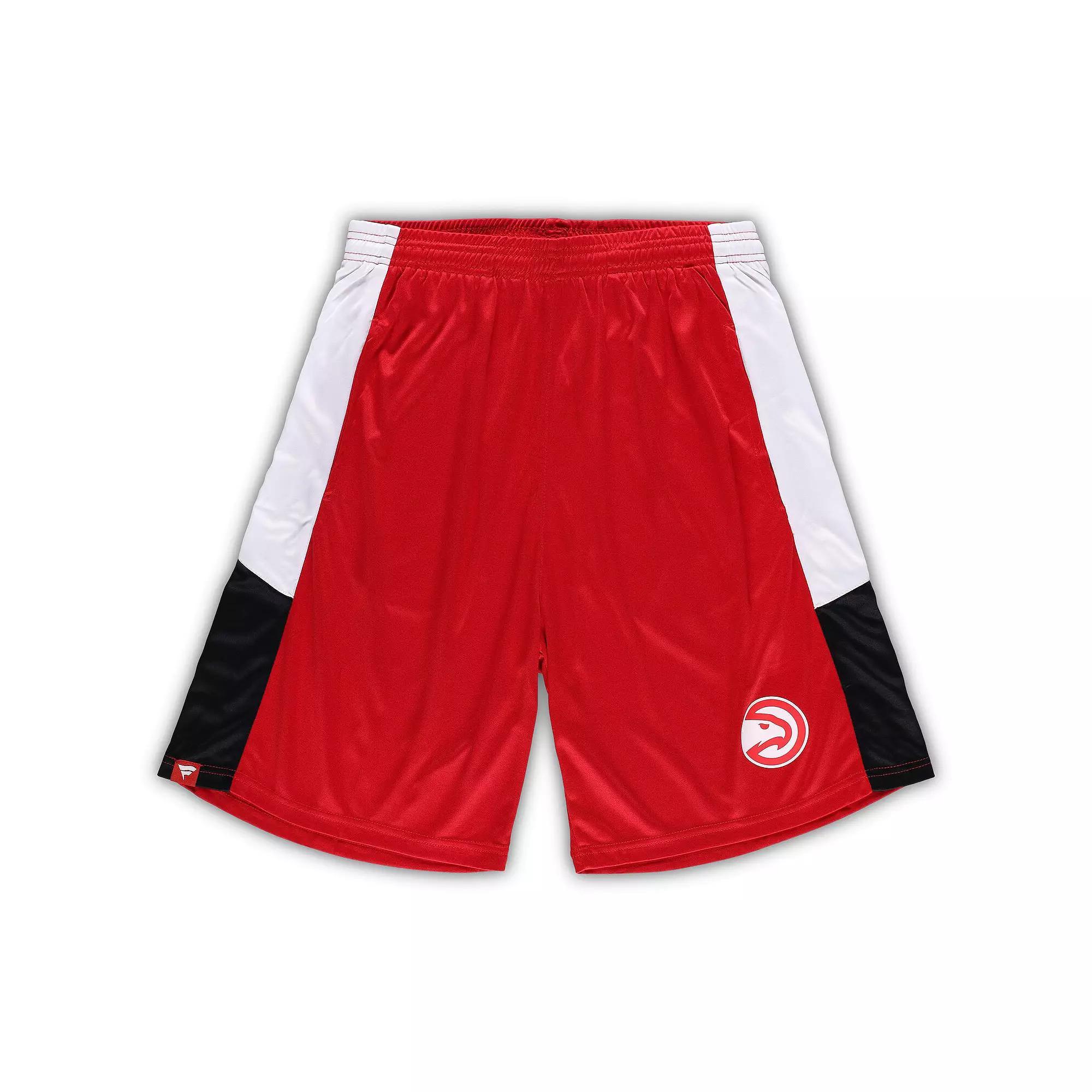 Mens Fanatics Branded Atlanta Hawks Big & Tall Champion Rush Practice Shorts Product Image