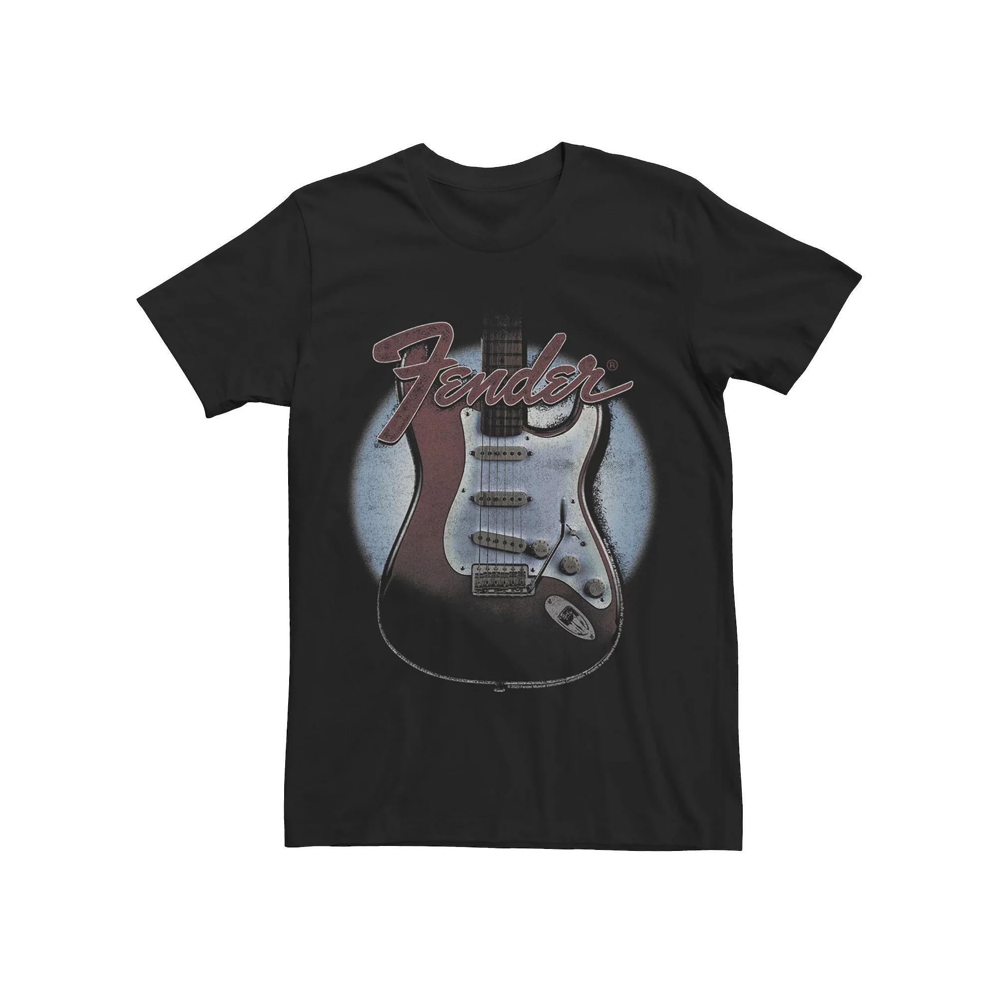 Men's Fender Guitar Lockup Vintage Tee, Size: XL, Black Product Image
