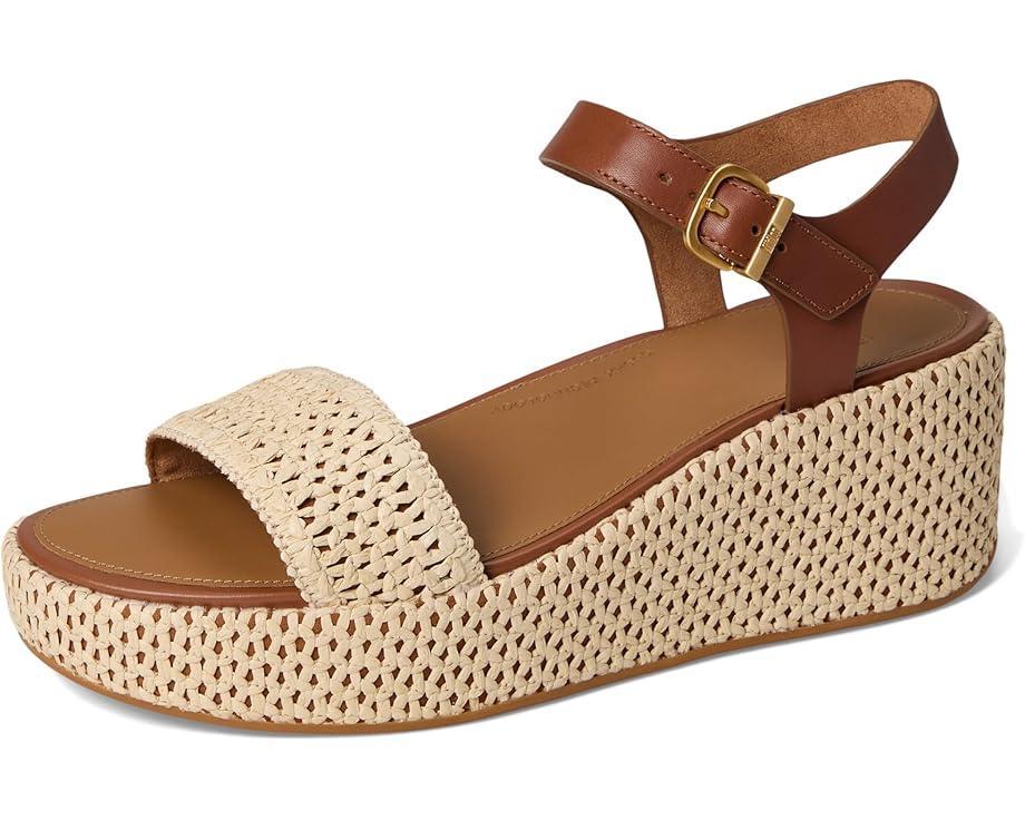 PLATFFORMS Espadrille Leather Fisherman Wedge Sandals Product Image
