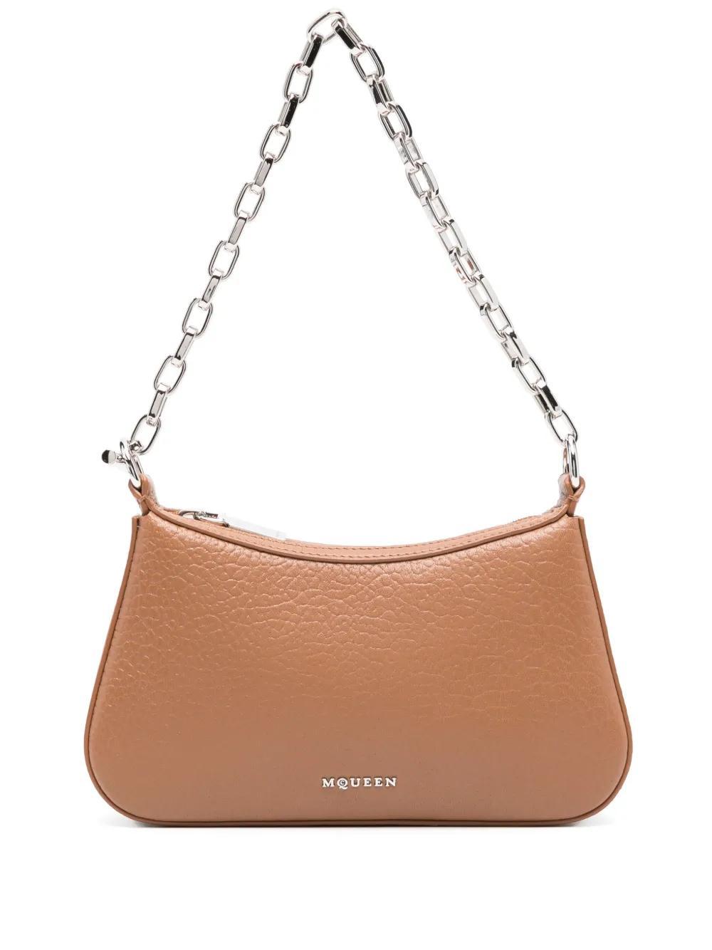 ALEXANDER MCQUEEN Mini T-bar Shoulder Bag In Brown Product Image