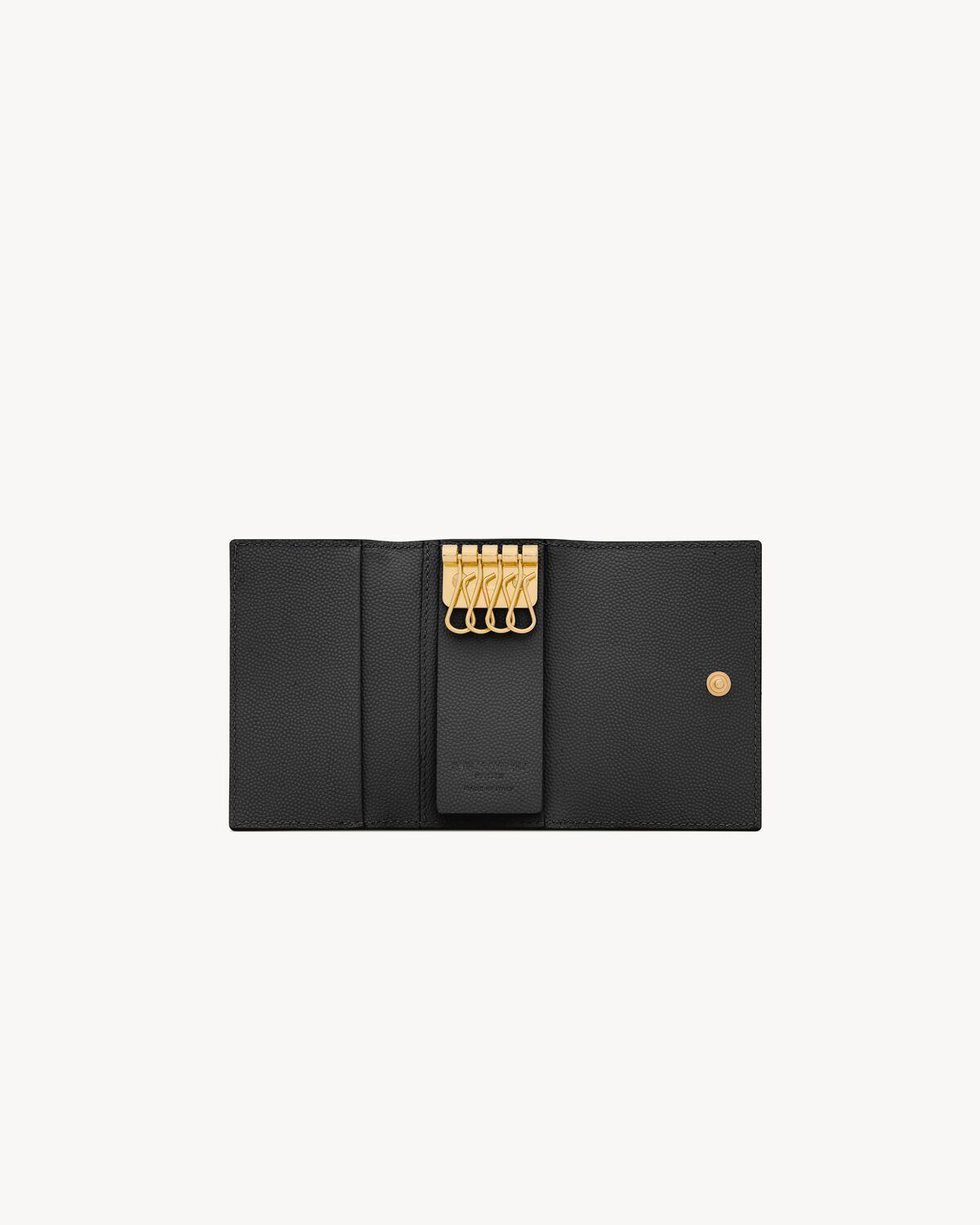 tiny cassandre card case in grained leather Product Image