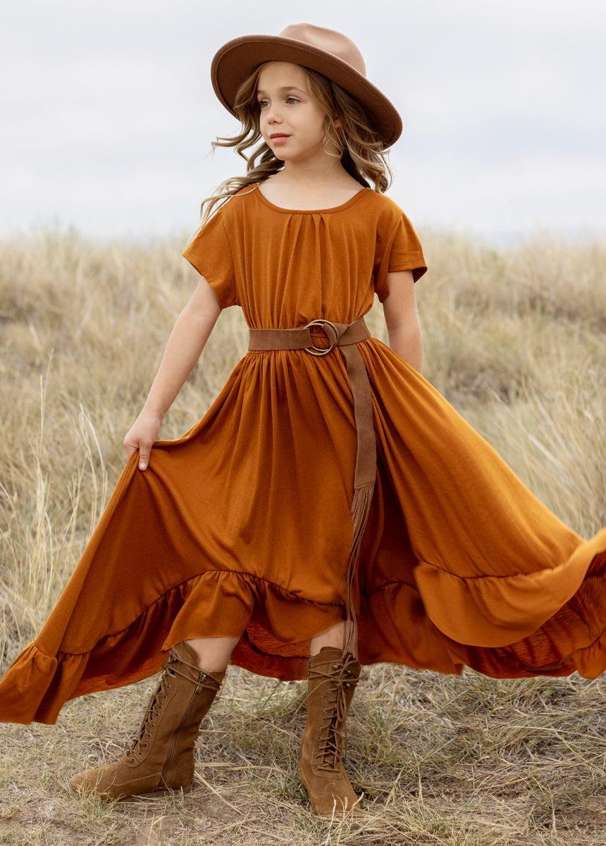 Pilar Dress in Spice Female Product Image