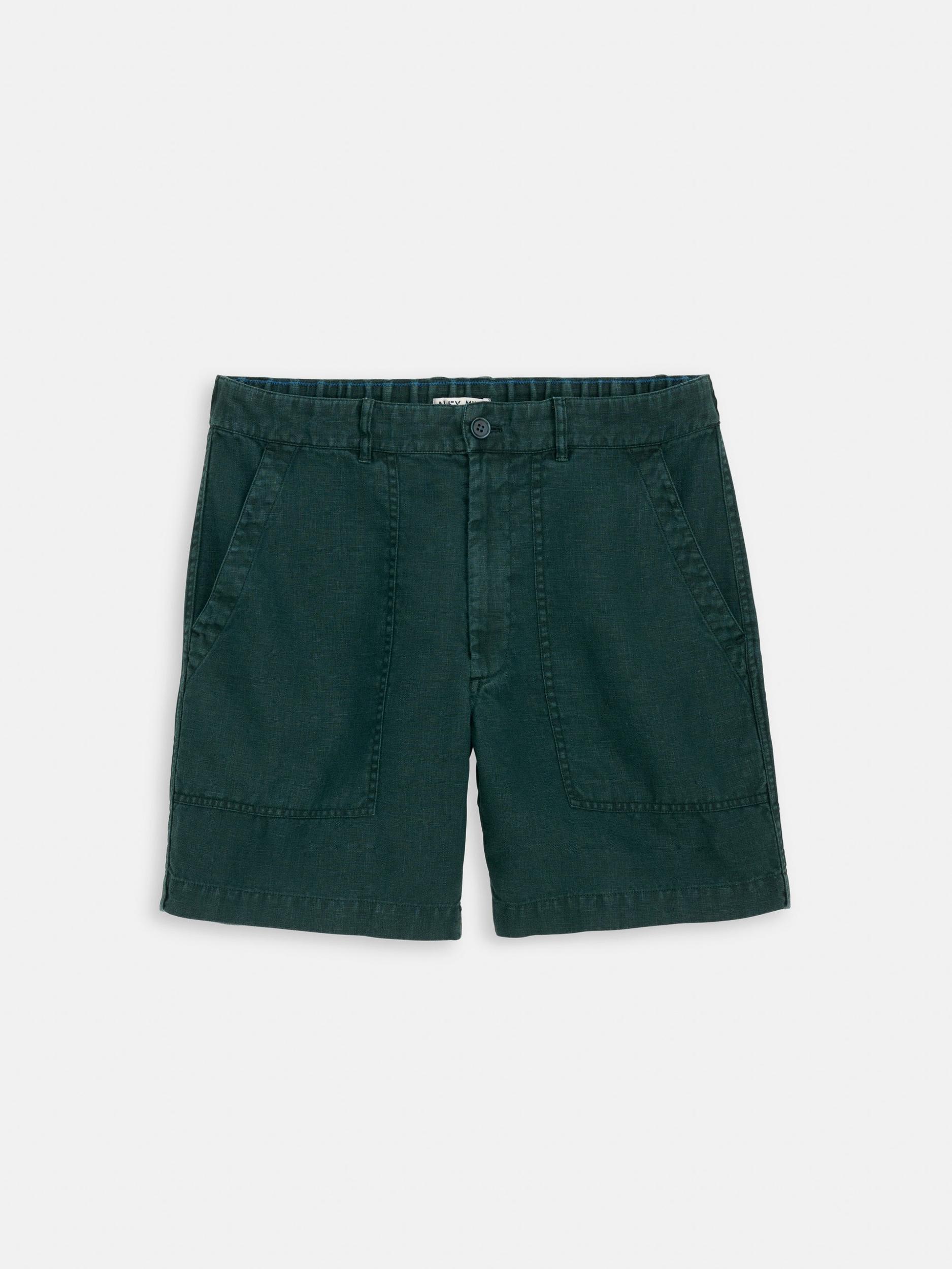 Garment Dyed Pull On Field Short In Linen Product Image