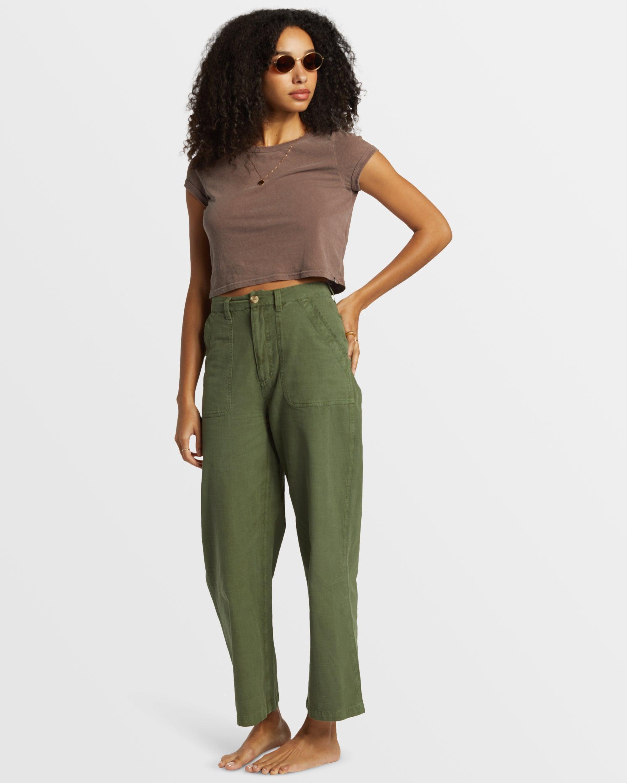 Stay Grounded Straight-Leg Pants - Treehugger Female Product Image