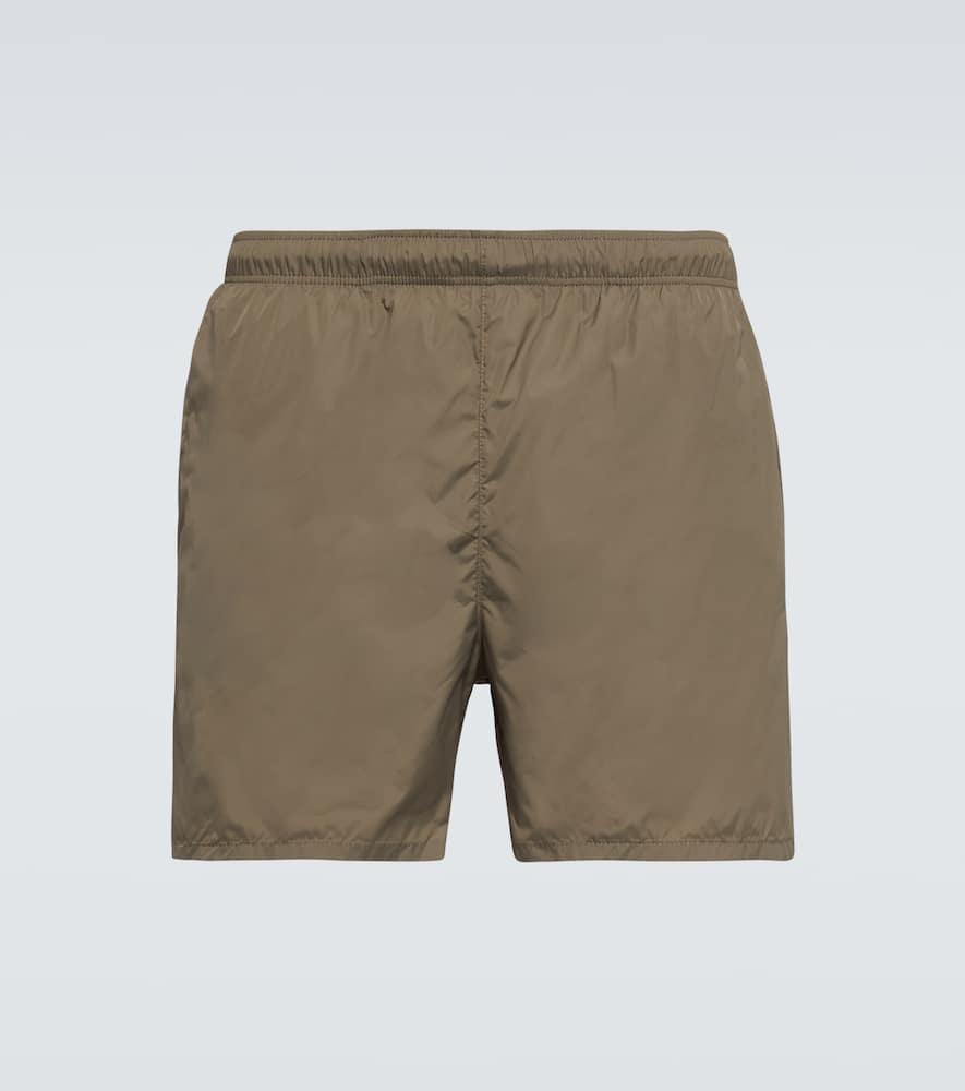 OUR LEGACY Drape Tech Swim Shorts In Green Product Image