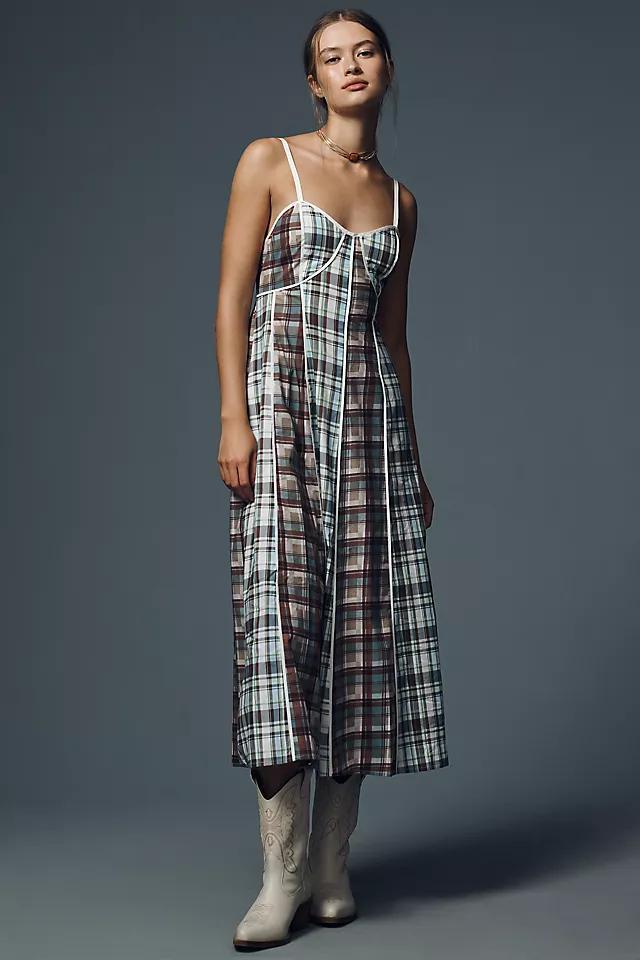 Siddhartha Bansal V-Neck Midi Dress Product Image