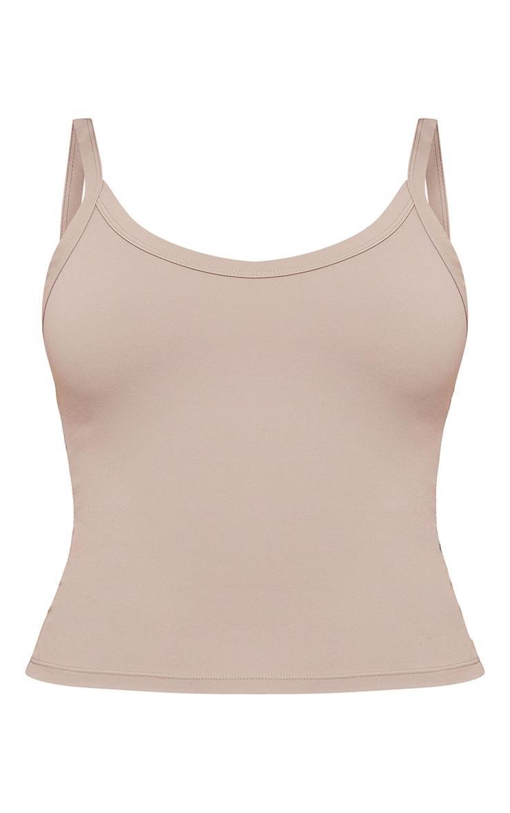 Deep Taupe Ultimate Sculpt Strappy Gym Vest Product Image