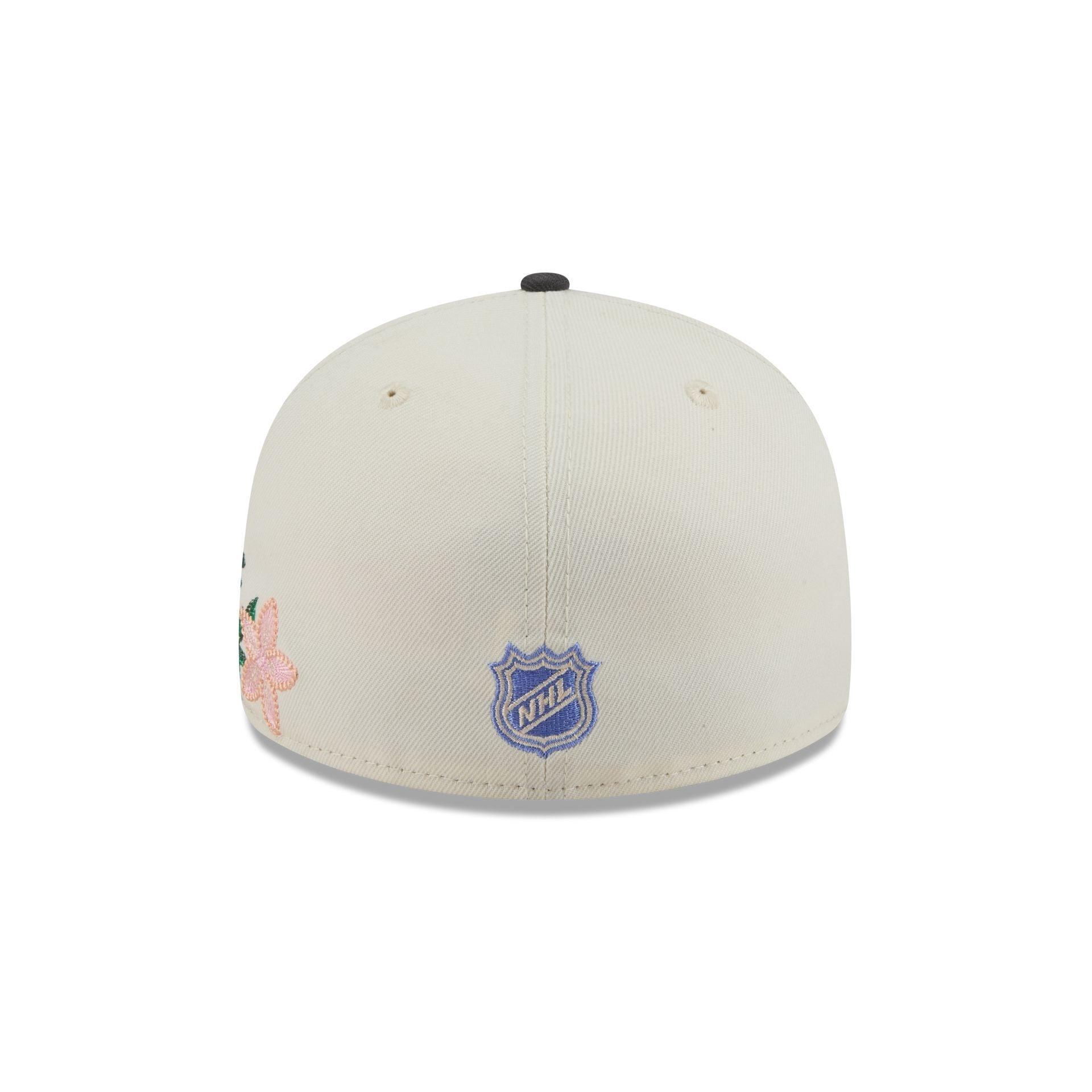 Vegas Golden Knights Tonal Florals White 59FIFTY Fitted Hat Male Product Image
