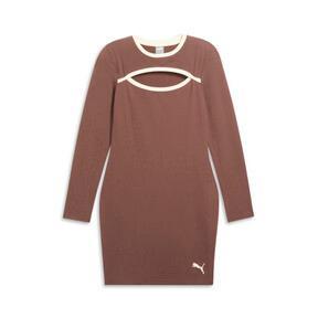 PUMA HER Long Sleeve Trim Women's Dress Product Image