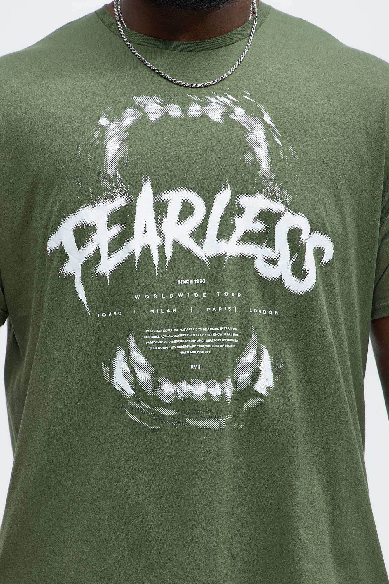 Fearless Worldwide Tour Short Sleeve Tee - Olive Product Image