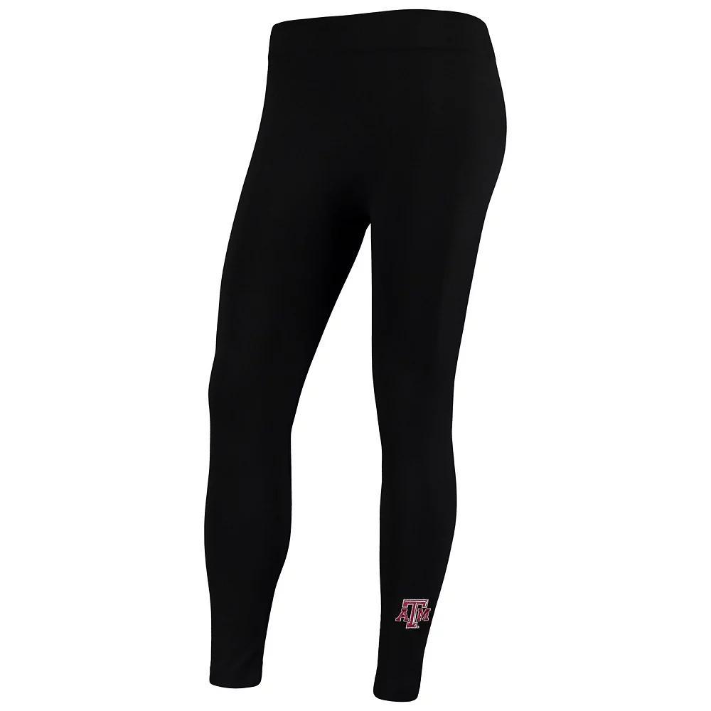 Women's ZooZatz Black Texas A&M Aggies Fleece Leggings, Size: Large/XL Product Image