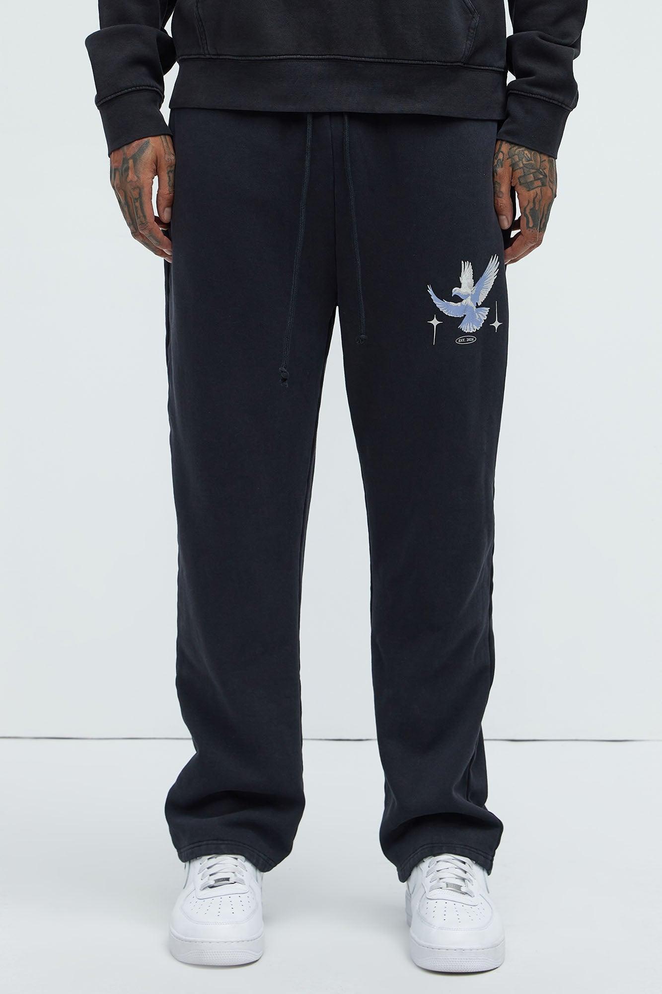 Above It All Sweatpants - Black Product Image