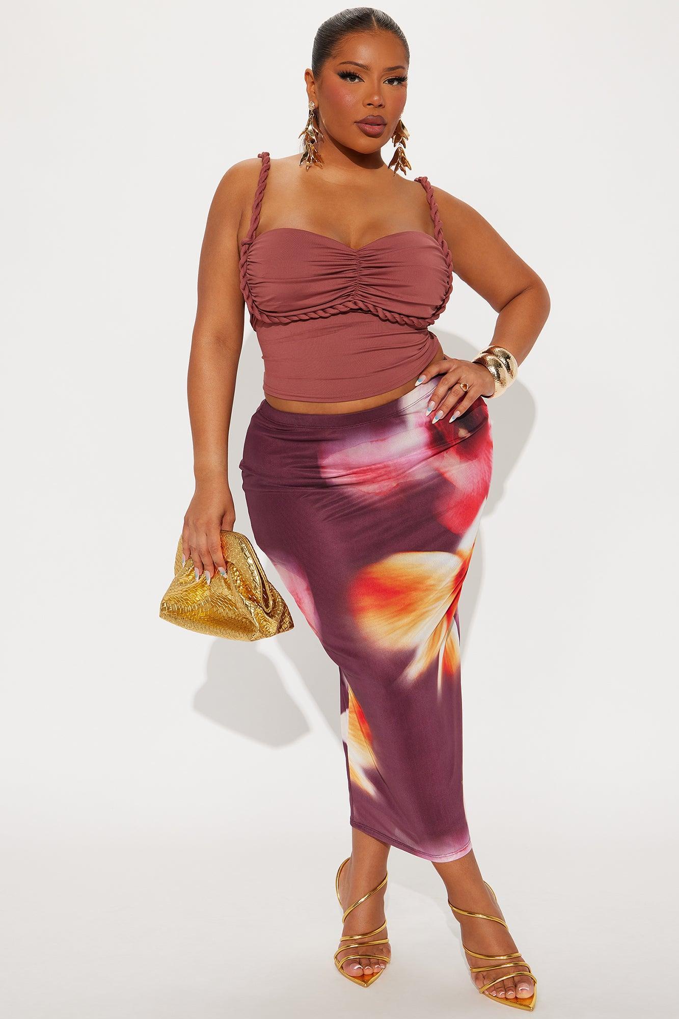 Mazie Cami Twist Top - Terracotta Product Image