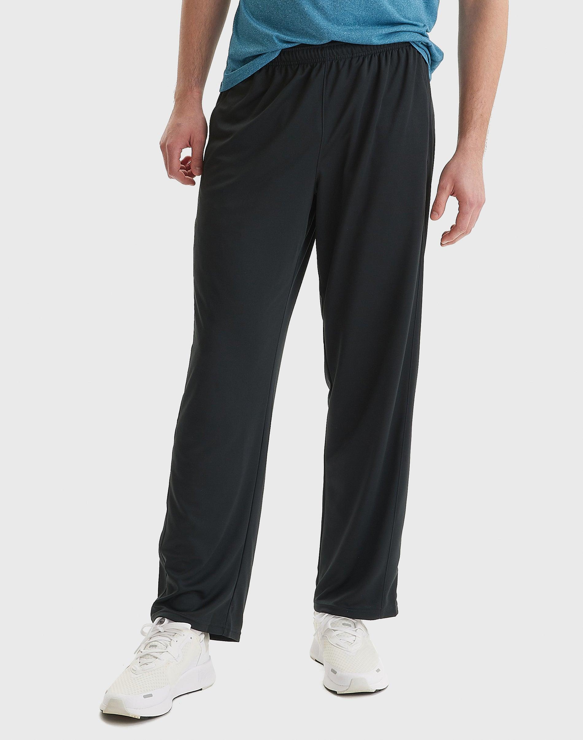 Hanes Sport X-Temp Mens Training Pants, 32 Stealth/Black XL Product Image