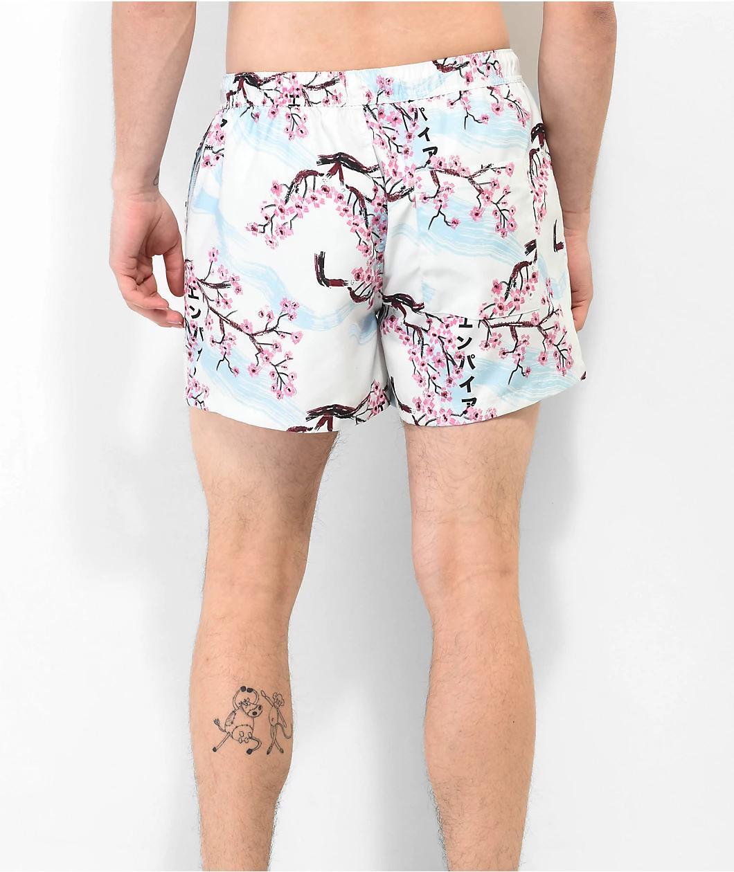 Empyre Ollie Floral Off White Board Shorts Product Image