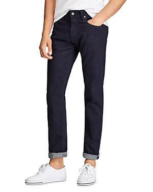 Polo Ralph Lauren Miller Hampton Relaxed Straight-Fit Dark Wash Stretch Jeans Product Image