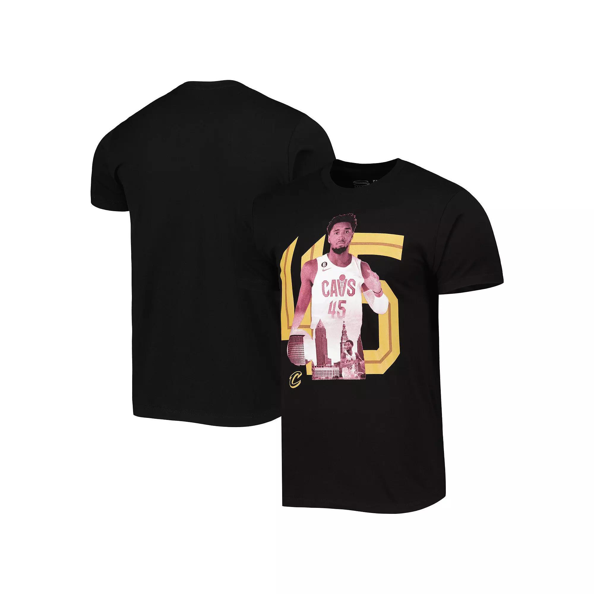 Men's Stadium Essentials Donovan Mitchell Black Cleveland Cavaliers Player Metro T-Shirt, Size: XL Product Image