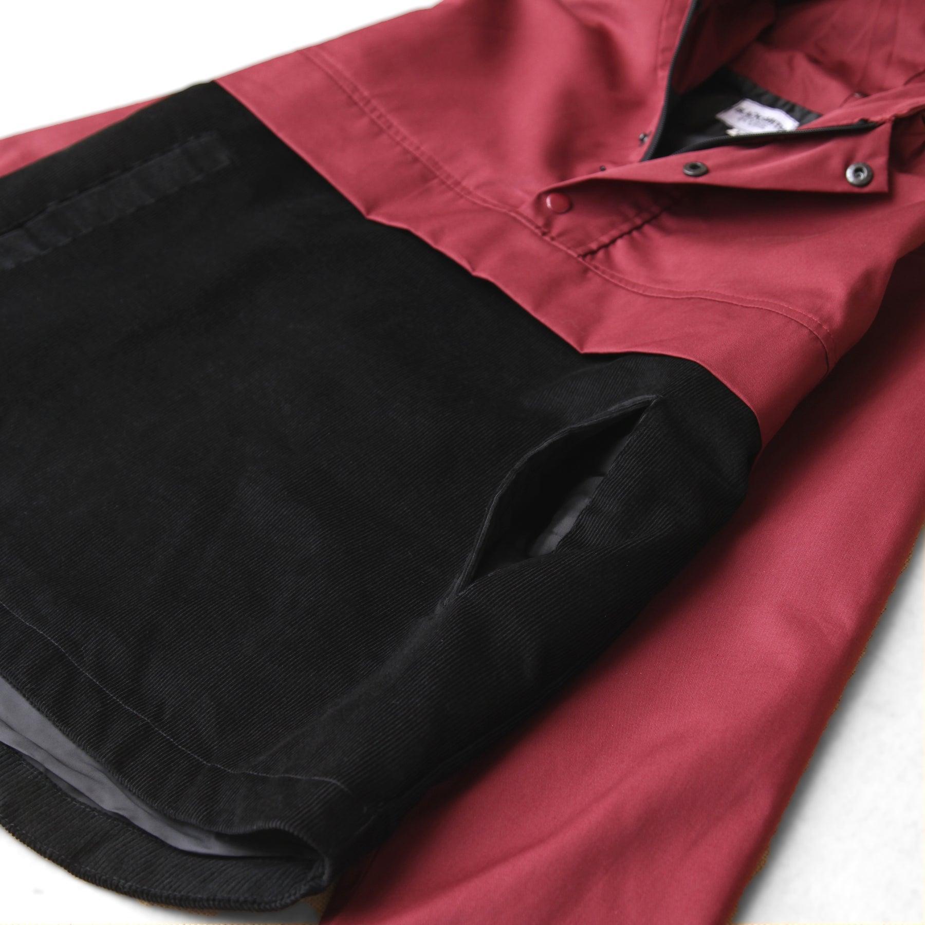 Blacksmith - Two Tone Corduroy/Canvas Pullover - Claret Product Image